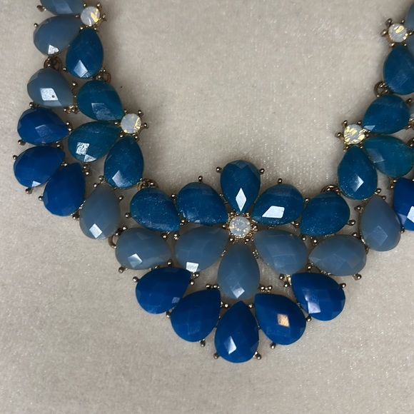 Blue necklace Adjustable length - Picture 2 of 4